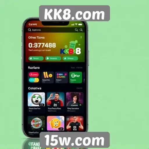 Explorando a interface do usuário do KK8.com